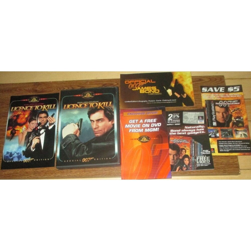 007 Licence To Kill (from 1989) (DVD, 1999, Special Edition) Timothy Dalton